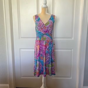 Lauren Ralph Lauren Sz Small drop waist dress